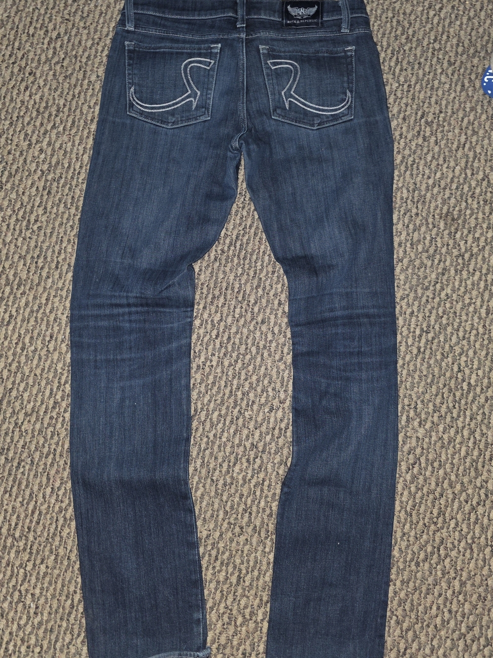 Rock & Republic Men’s Indigo Slim Straight Jeans